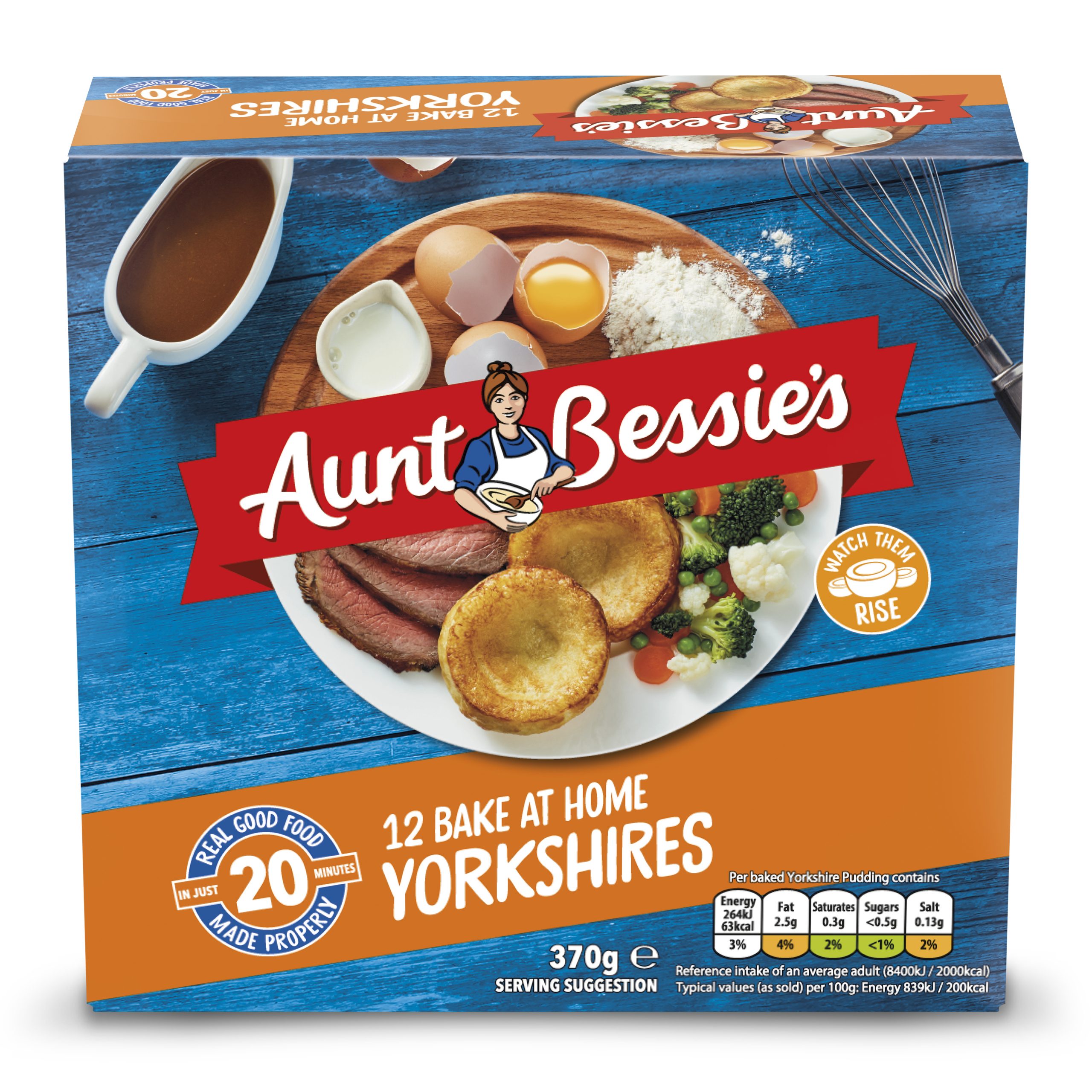 Aunt Bessie 12 Bake at home Yorkshires