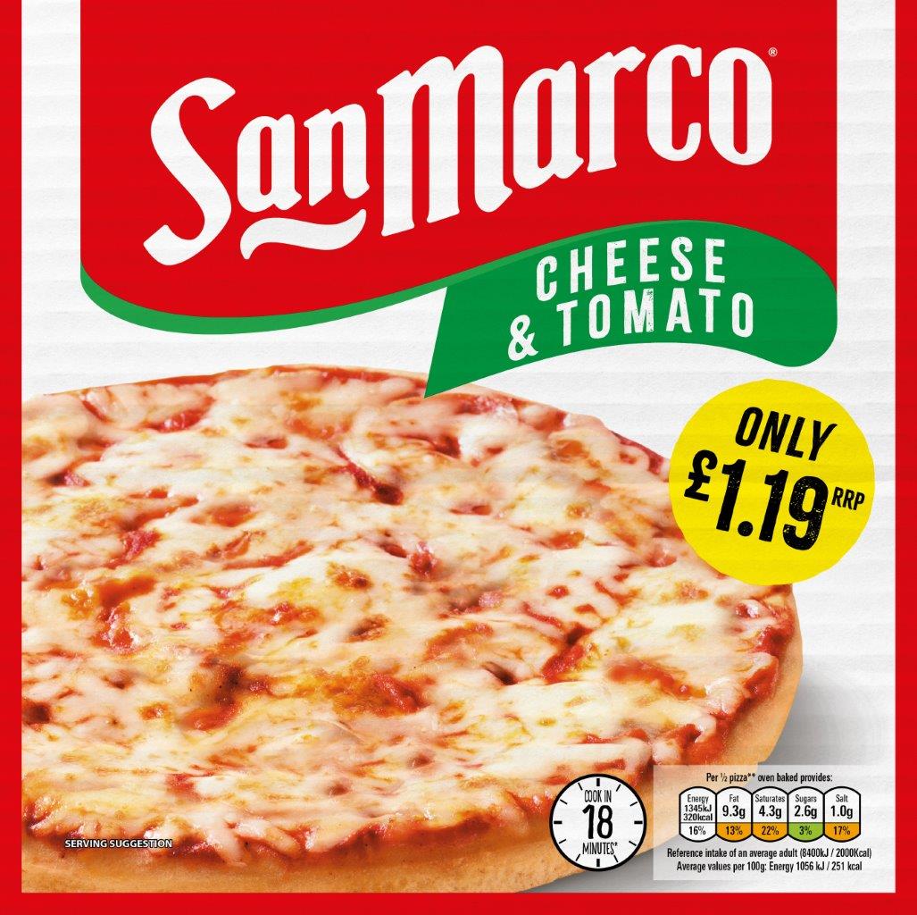 San Marco Thin Cheese & Tomato Pizza