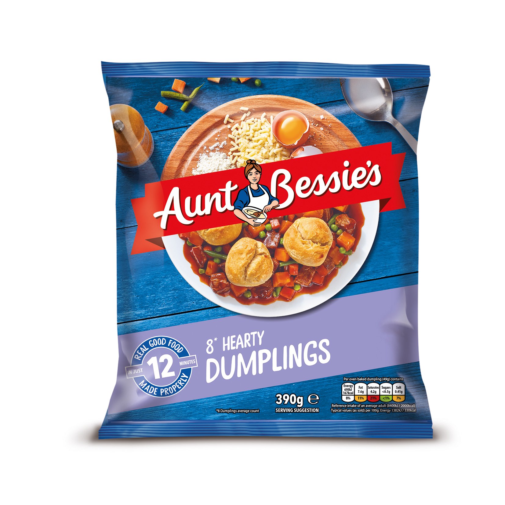Aunt Bessie's 8 Light and Fluffy Dumplings