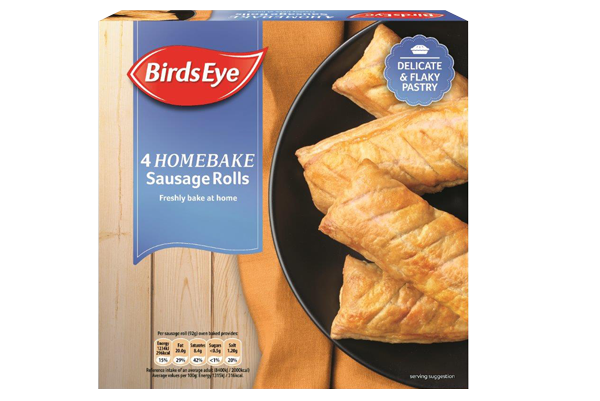 Birds Eye 4 Homebake Sausage Rolls