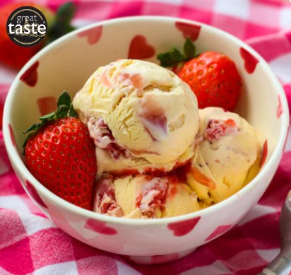 Marshfield Farm Strawberry Clotted Cream Ice Cream
