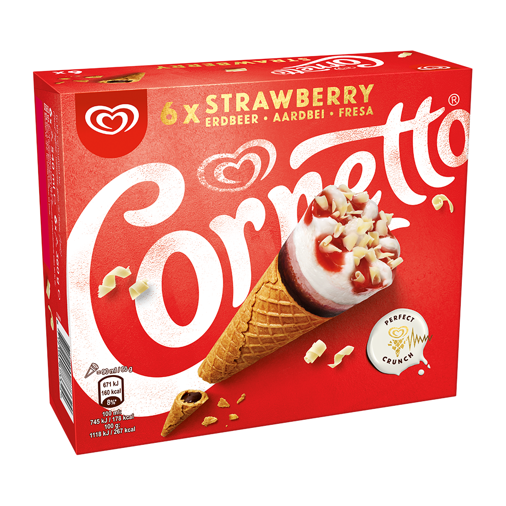 Cornetto Strawberry Multipack