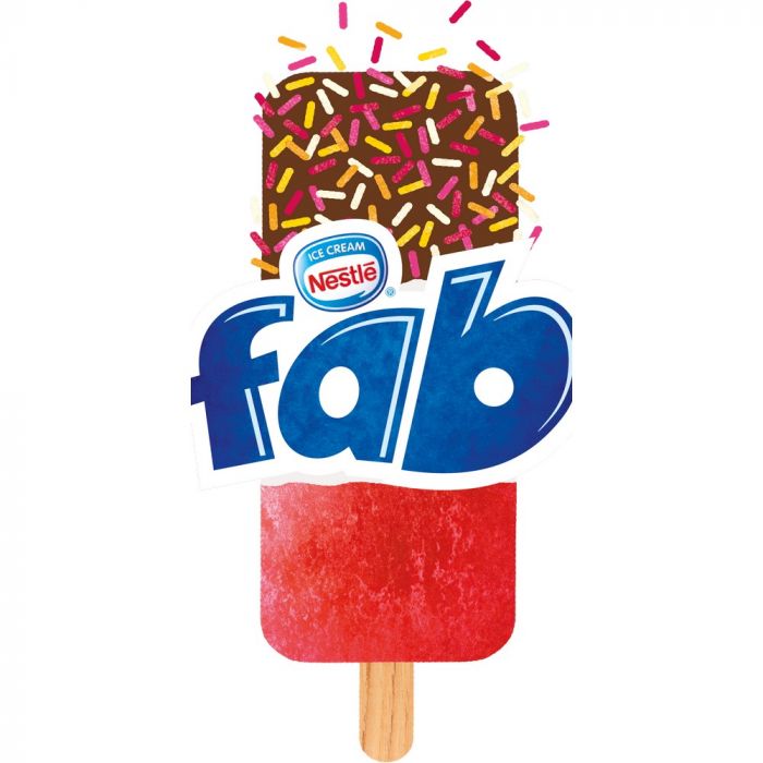 Nestle Fab Strawberry Lolly