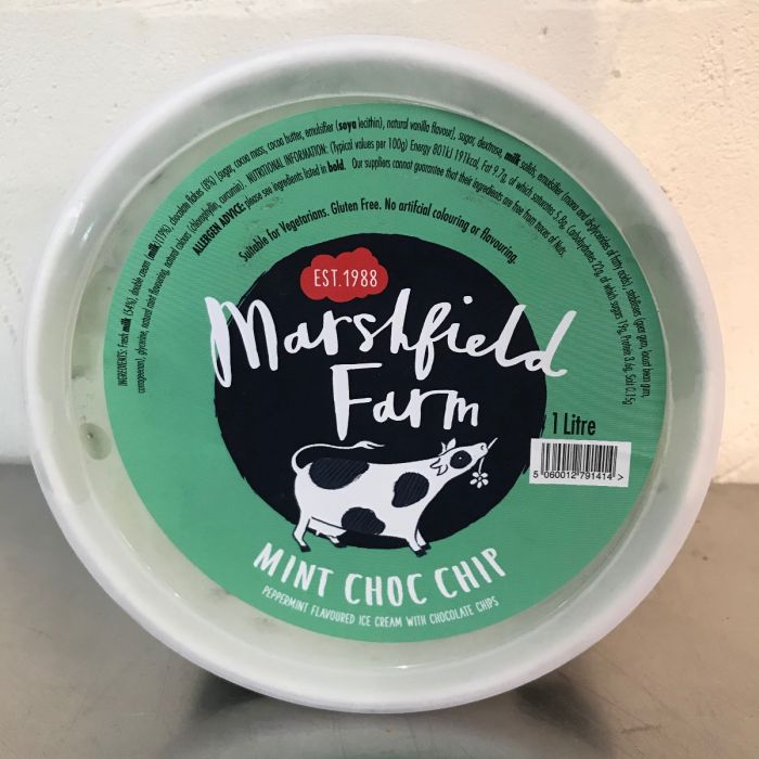 Marshfield Farm Mini Mint Choc Chip Ice Cream Tub