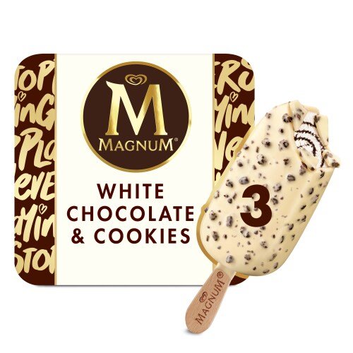 Magnum White Chocolate & Cookie Multipack