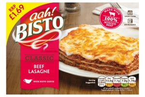 Bisto Classic Beef Lasagne Wholesale