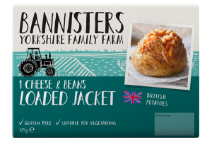 Bannisters Loaded Cheese and Beans Jacket Potatoes Wholesale