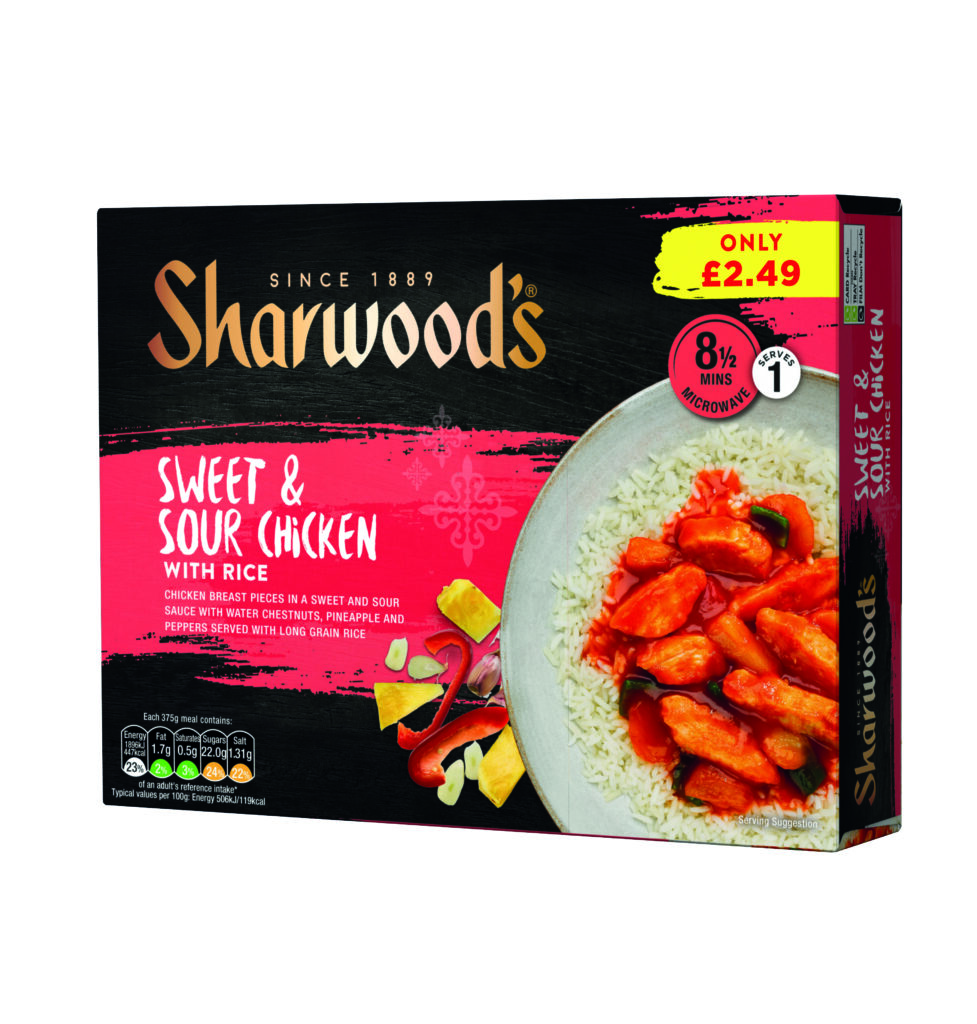 Sharwoods Sweet & Sour Chicken With Rice