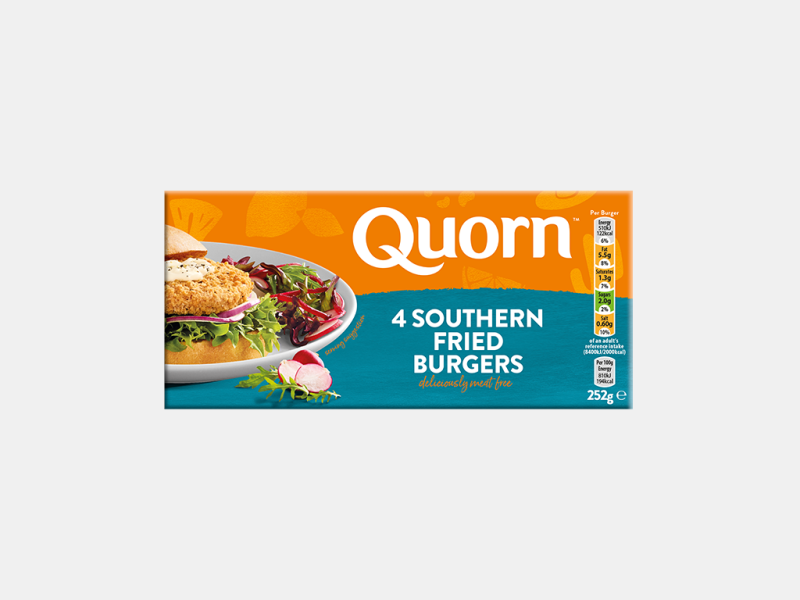 Quorn 4 x Southern Fried Burgers