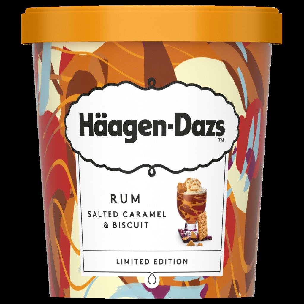 Haagen-Dazs Rum, Salted Caramel & Biscuit