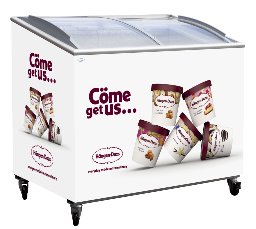 Haagen-Dazs IC300SCEB HD Reach Ice Cream Freezers | Direct Wholesale Foods | Wholesale Ice Cream & Frozen Food Supplier London