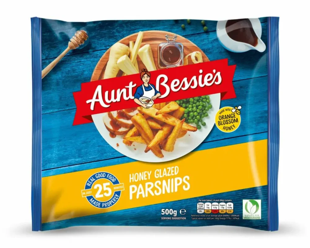Aunt Bessie’s Honey Glazed Parsnips