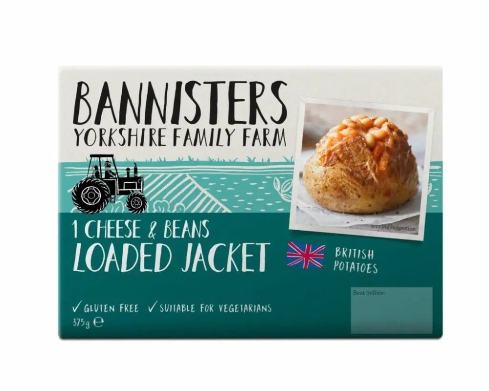 Bannister Cheese & Bean Jacket Potatoes