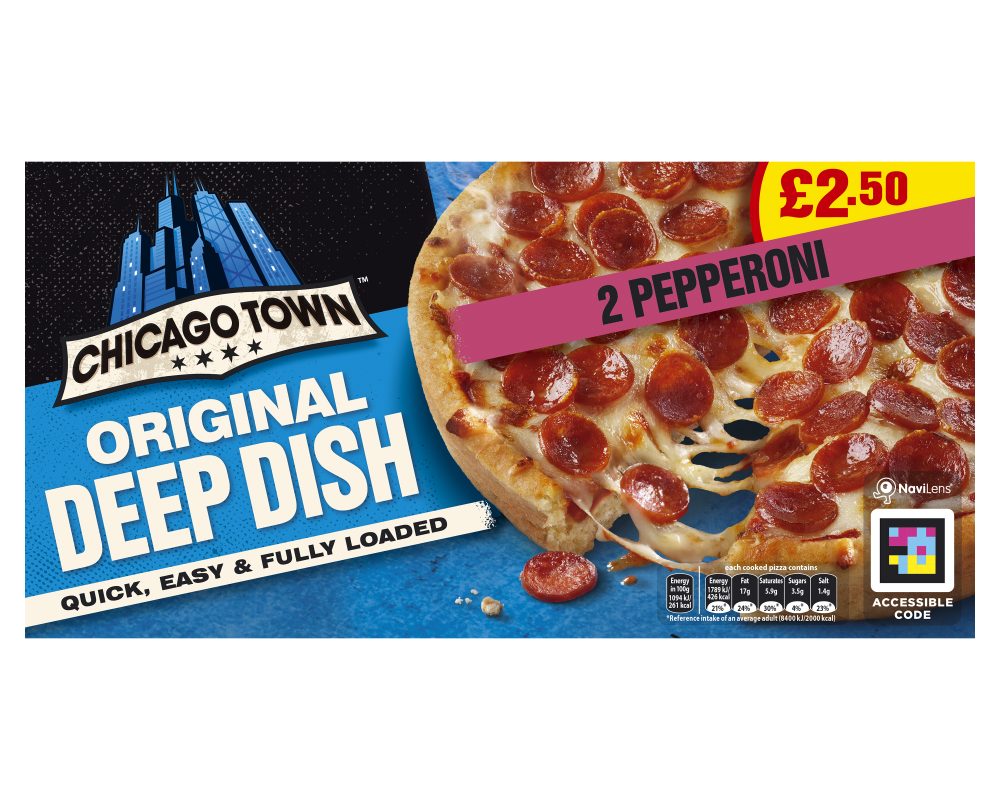 Chicago Town Twin Deep Dish Pepperoni Pizza