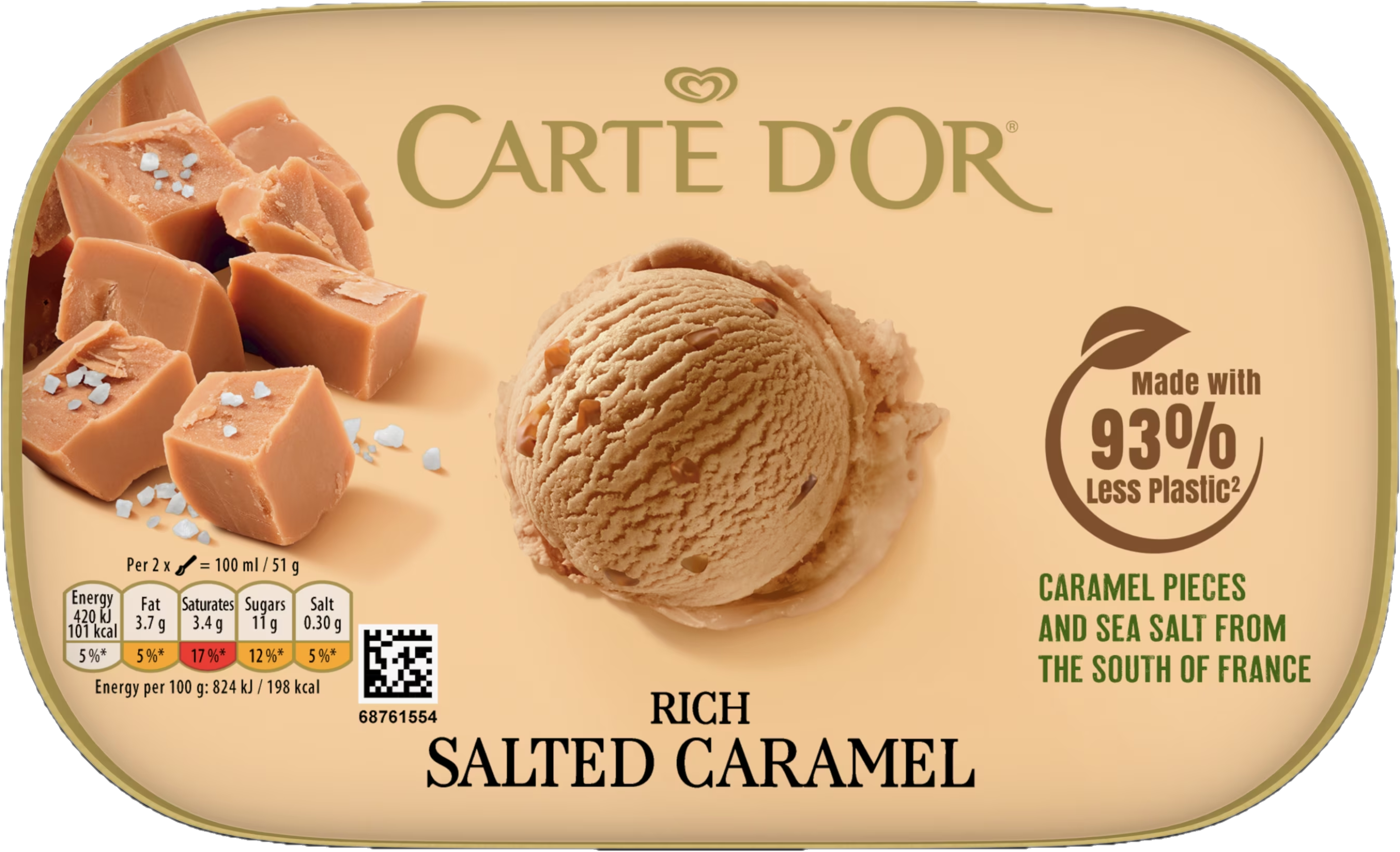 DWF - Cadbury Dairy Milk Caramel Stick - Impulse Ice Cream - Direct Wholesale Foods