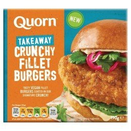 Quorn Vegan Crunchy Fillet Burgers