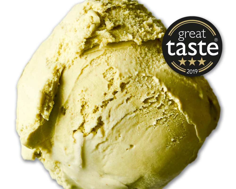 Hackney Gelato Pistachio Scooping Ice Cream