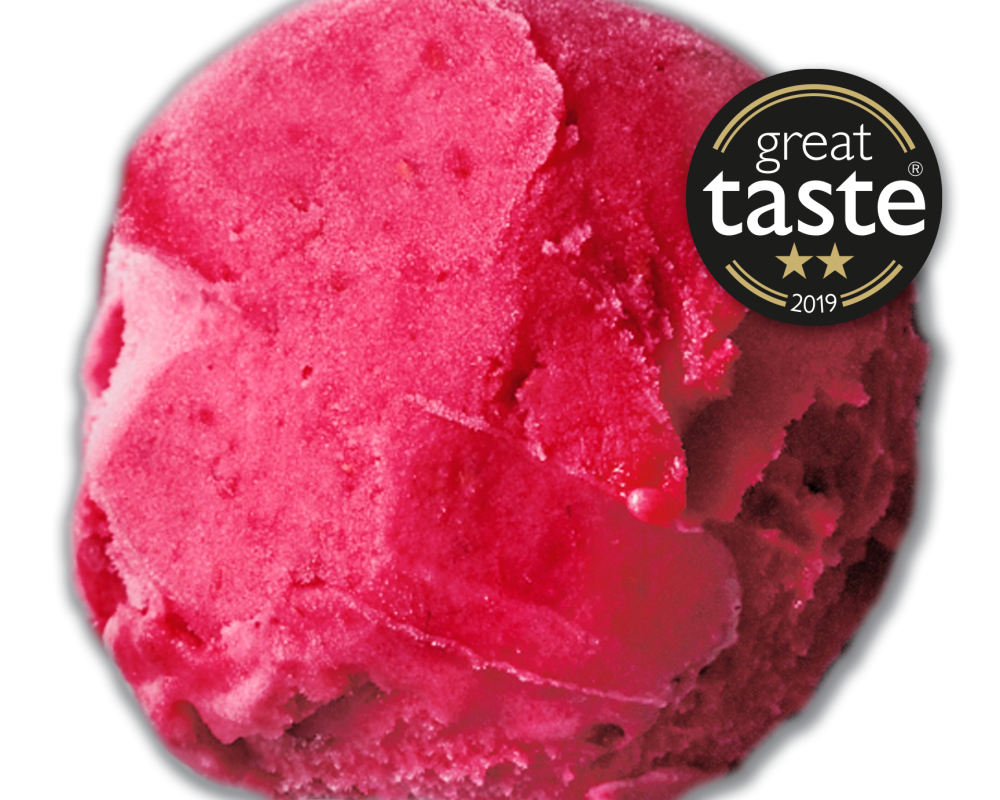 Hackney Gelato Raspberry Scooping Sorbetto