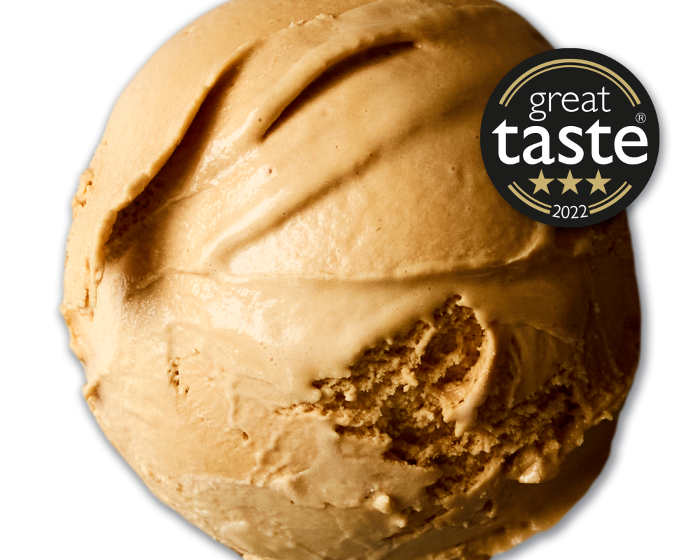 Hackney Gelato Sea Salted Caramel Scooping Ice Cream