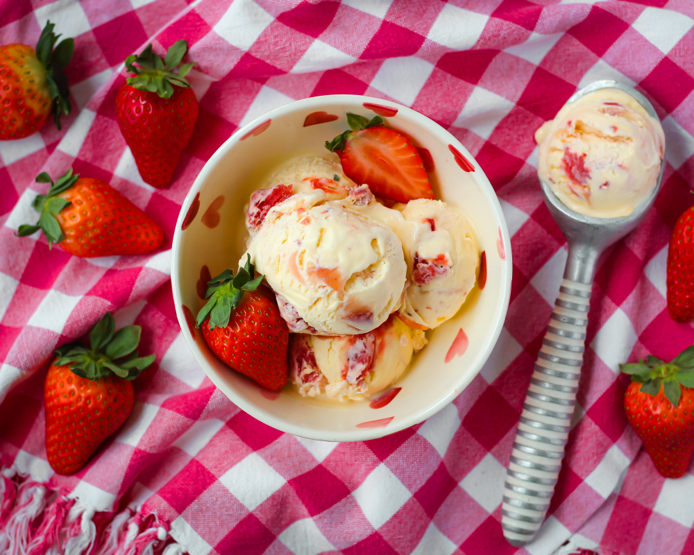 Marshfield Strawberries in Clotted Cream