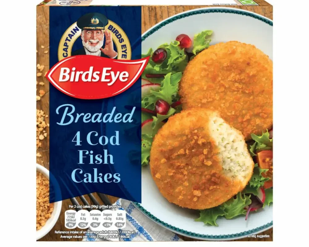 BirdsEye 4 Cod Fish Cakes