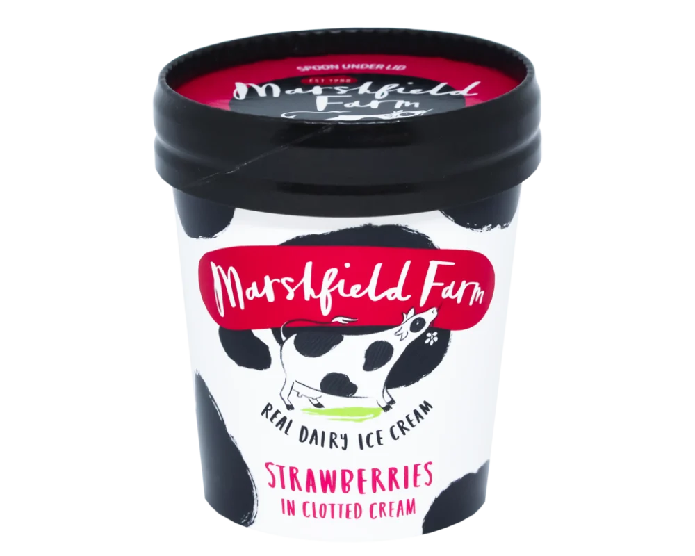 Marshfield Strawberries & Clotted Cream Mini Cup