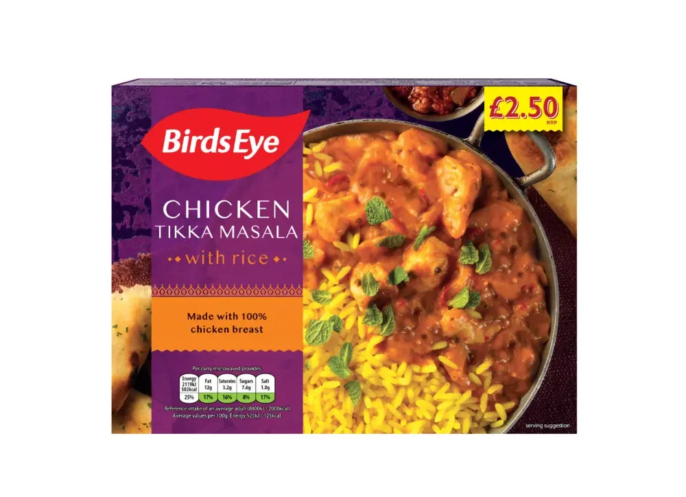 BirdsEye Chicken Tikka Masala with Rice