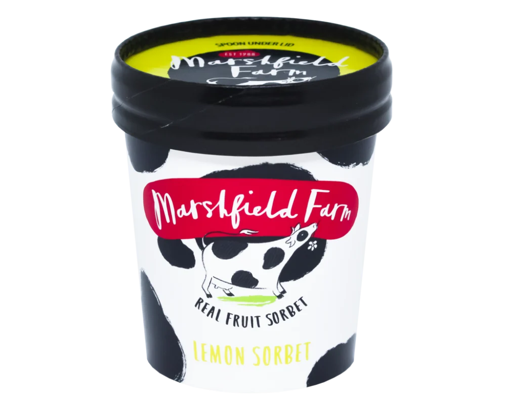 Marshfield Lemon Sorbet Mini Cup
