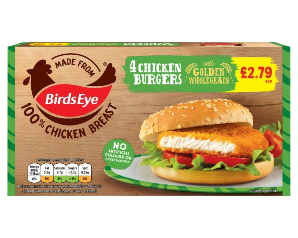 BirdsEye Chicken Burgers