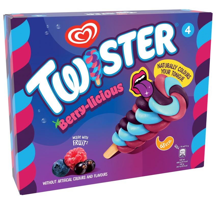 Wall's Twister Berry-licious Multipack