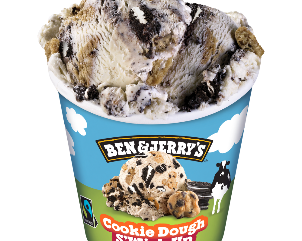Ben and Jerrys Cookie Dough S'wich Up