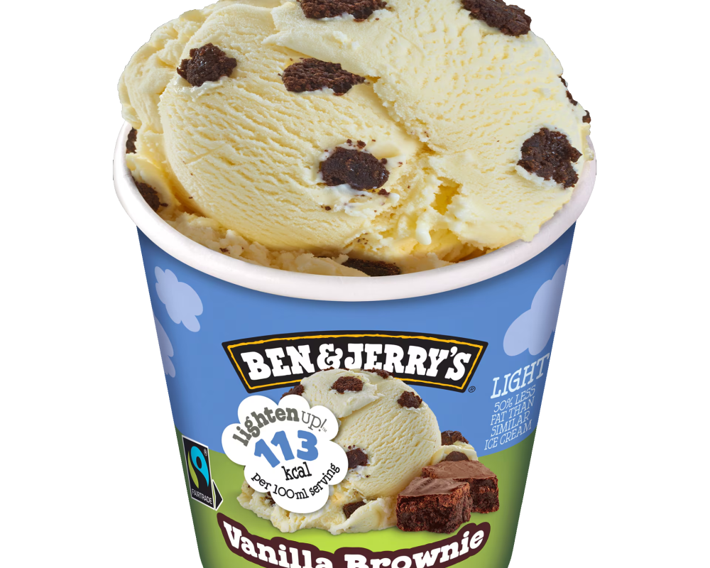 Ben and Jerrys Lighten Up Vanilla Brownie