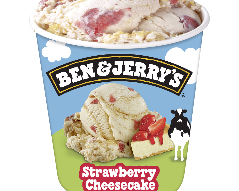 Ben and Jerry's Strawberry Cheesecake