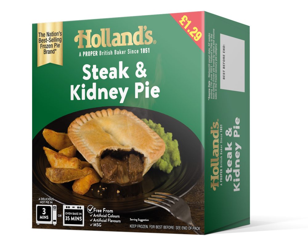 Holland's Steak & Kidney Pie