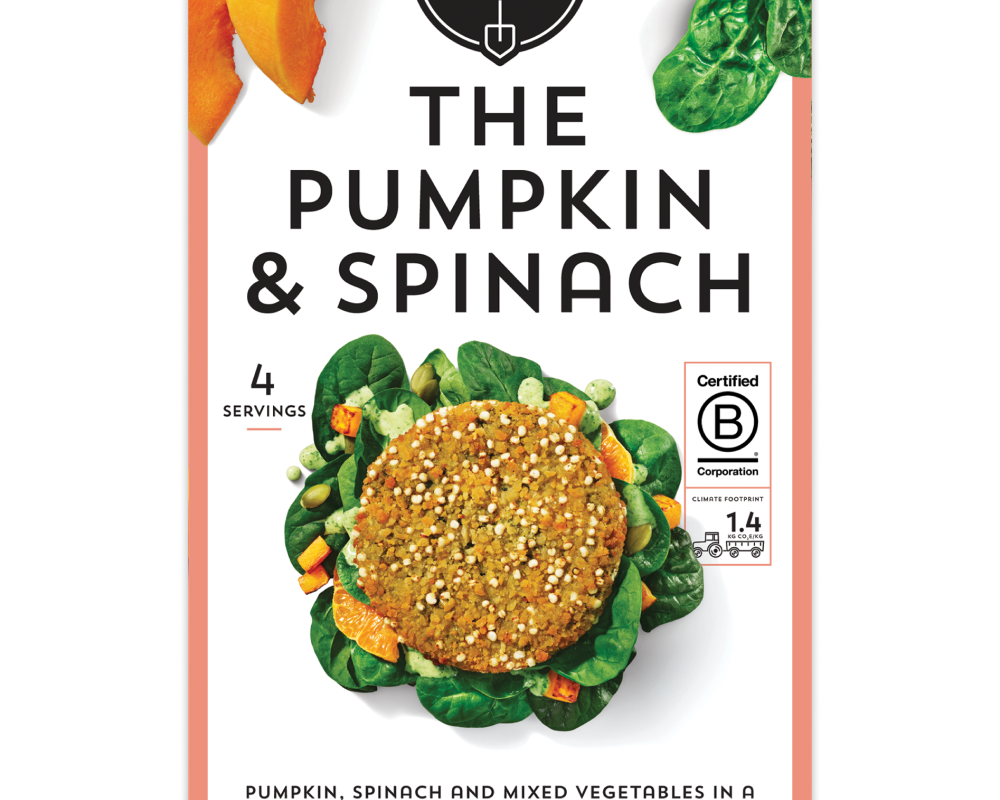 Strong Roots The Pumpkin and Spinach Burgers