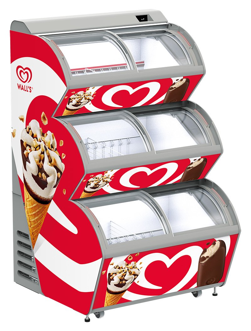 Wall's Maxivision Slimline Ice Cream Freezers | Direct Wholesale Foods | Wholesale Ice Cream & Frozen Food Supplier London