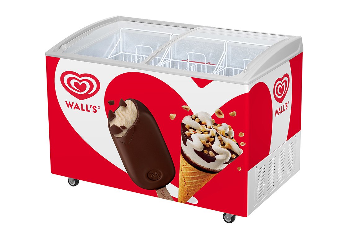 Wall's Vista 12 LED Ice Cream Freezers | Direct Wholesale Foods | Wholesale Ice Cream & Frozen Food Supplier London