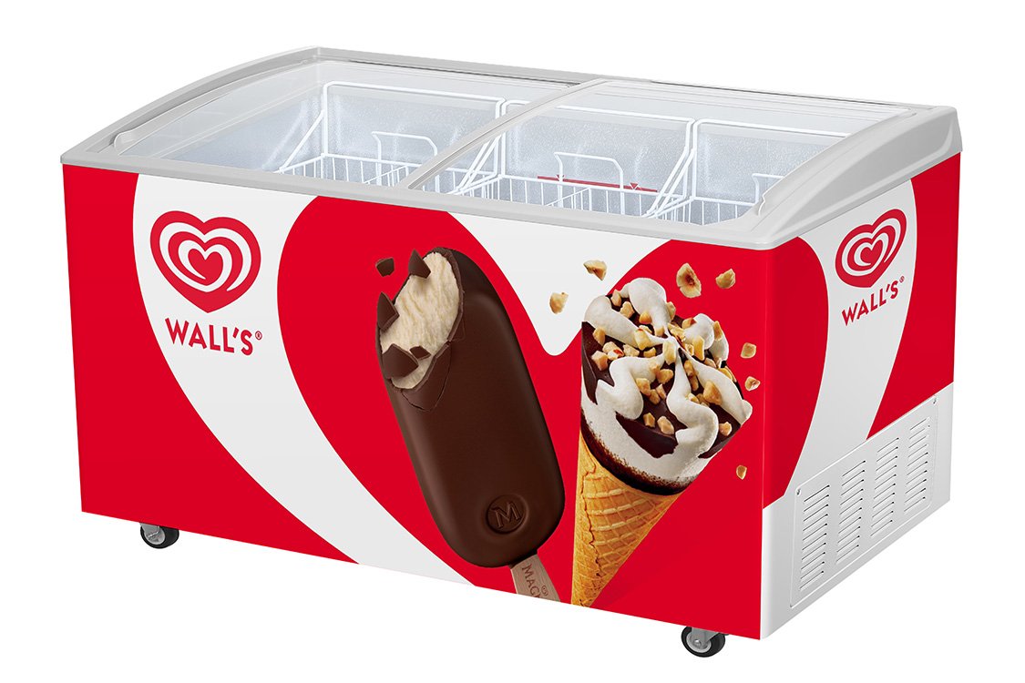 Wall's Vista 18 LED Ice Cream Freezers | Direct Wholesale Foods | Wholesale Ice Cream & Frozen Food Supplier London