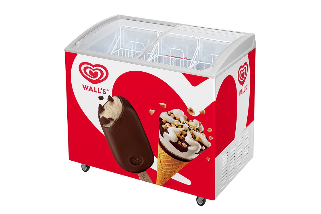 Wall's Vista 6 LED Ice Cream Freezers | Direct Wholesale Foods | Wholesale Ice Cream & Frozen Food Supplier London