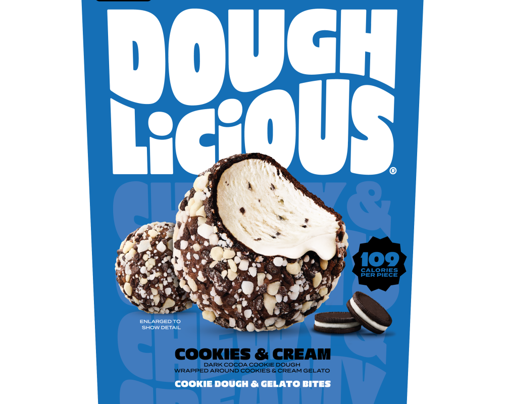 Doughlicious Cookies and Cream Cookie Dough & Gelato Bites
