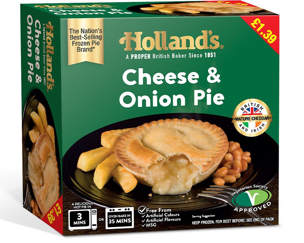 Holland's Cheese & Onion Pie